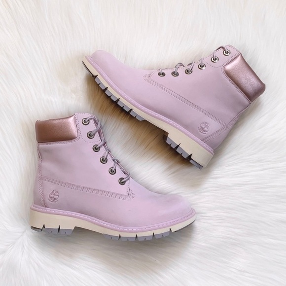 Timberland Lucia Way 6” Pink Waterproof Boots - Picture 2 of 7